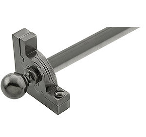 Sovereign Ball Deco Stair Rod - Pewter